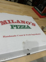 Milano’s Pizza inside