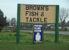 Brown Fish Tackle outside