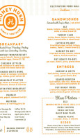 Cultivation Food Hall menu