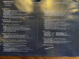 Granville menu