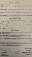 Bj's M Street Tavern And Oyster menu