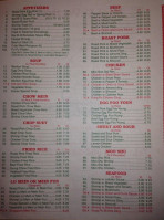 Holy Wong menu