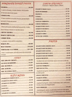 Verona Italian menu