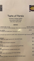 Taste Of Persia food