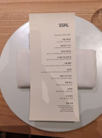 Ssal menu