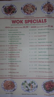 Chef's Wok menu
