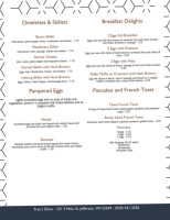 Frans Diner menu