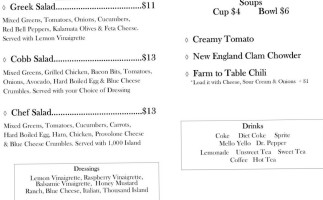 C.t S Diner Events menu