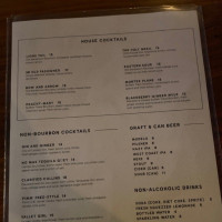3rd Bourbon menu