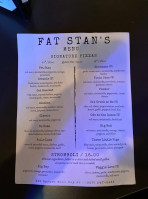 Fat Stan's Sports Pizzeria menu