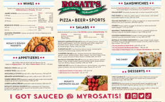 Rosati's Pizza inside