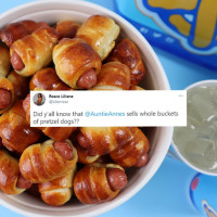 Auntie Anne's Pretzels food