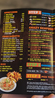 Crazy Crab menu