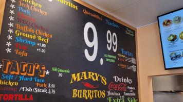 Mary's Burritos inside
