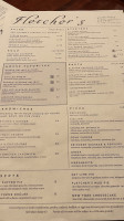 Fletcher's menu