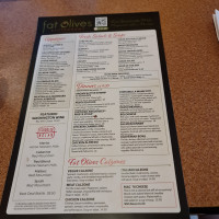 Fat Olives menu