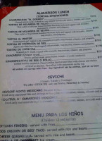 El Dorado Restuarant menu