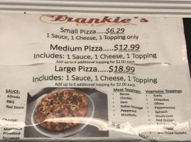Frankie's Pizza food