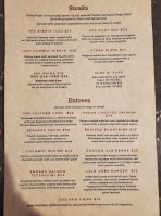 Finley Point Grill menu