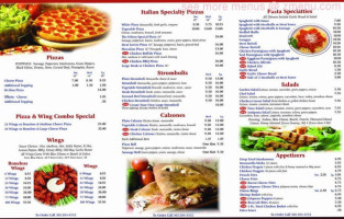 Felton Pizza menu