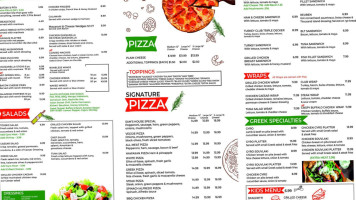 Sam’s Pizza Subs menu
