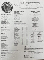 Cajun Potato Kitchen 3 menu