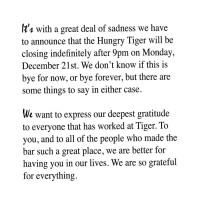 Hungry Tiger food