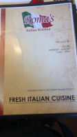 Roma's Italian Kitchen inside