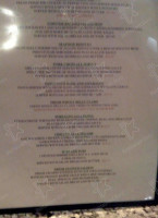 Sofia's menu