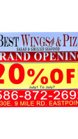 Dc Best Wings Pizza inside