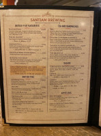 Santiam Brewing Company menu
