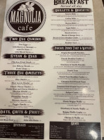 Magnolia Cafe menu