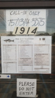 Ole Bay Seafood menu