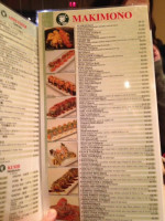 Sushi Kushi Toyo menu