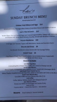 Lew's Patio And Grill menu