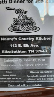 Nanny's Country Kitchen food