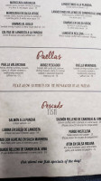 Pintxo Y Tapas menu