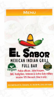 El Sabor Mexican Indian Grill inside