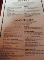 The Flying Hound Alehouse menu