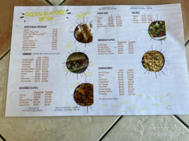 Ocean Seafood menu