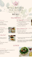 Stillwater Tea House menu