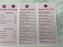 Smallcakes Cupcakery And Creamery menu