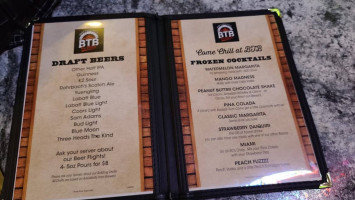 Btb Wood Fired Pizza Grill menu
