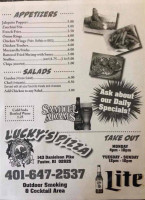 Lucky's Pizza food