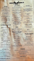 Smokin' Barrels Burgers Bbq menu