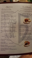 Belvedere Supper Club menu