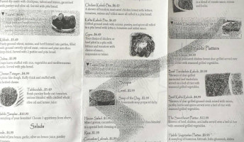 Habibi Mediterranean Cuisine menu