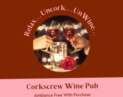 Corkscrew Wine Shop food