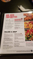 Big Red Restaurant Sports Bar Fremont menu