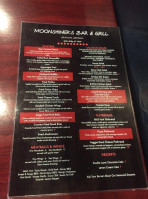 Moonshiners Grill menu